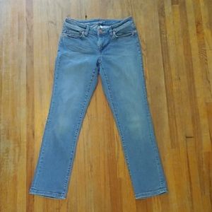 LOFT Curvy Straight Jeans